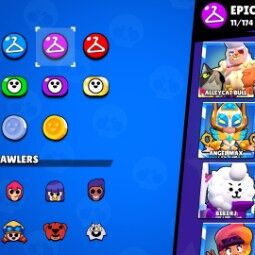 66 Brawlers 💪 6 Legendary 🌟 (Leon, Sandy, Amber, Surge, Chester, Kenji) 14 Mythic 🔮 1 Hypercharge ⚡ 17,000 Trophies 🏆 60+ Skins 🎨 BS56 1